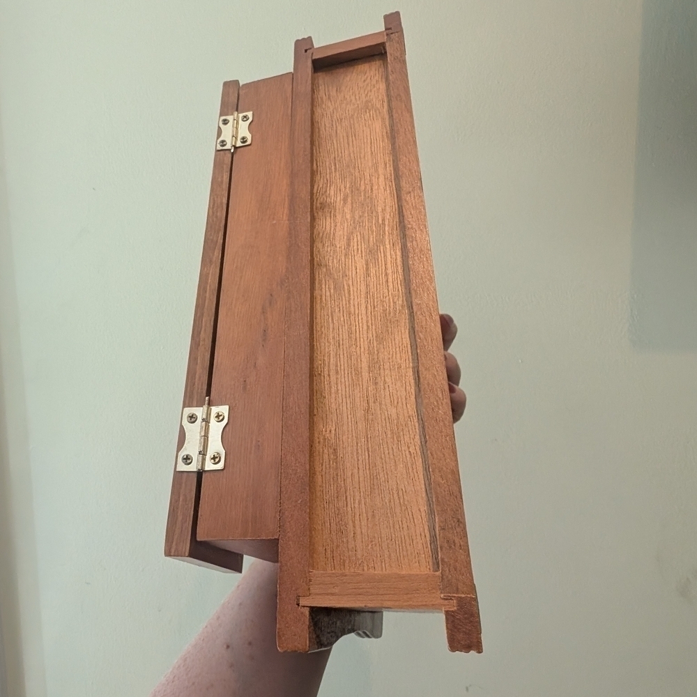 Wooden Jewelry Organizer with Drawer - Picture 7 of 11